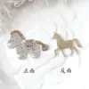 Zhaoshun Novo Modelo Strass Ano do Cavalo Animal Desenho Animado Design de Transferência Térmica DIY Roupas, Bolsas, Capas de Celular Acessórios Impressão por Transferência Térmica