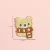 Patch Novo Desenho Animado Coreano Fofo Animal de Estimação Coelho Leão Girafa Urso Patch Patch de Tecido DIY Acessórios Feitos à Mão