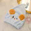 Cartoon Shepherd Star Dry Hair Cap Micron Yarn Princess Cap Coral Fleece Absorvente Toalha de cabelo seco Comércio transfronteiriço