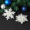 Hong Kong Amor Natal Floco de Neve Enfeites Plástico Branco Floco de Neve Cordão Janela Árvore de Natal Floco de Neve Festa Decorações Penduradas