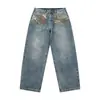 Ropa de Hombre Beijie Verano 2026 Nuevos Jeans Rectos Casuales Lavados Retro con Bolsillos y Parches de Camuflaje para Hombre