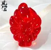 Pulsera de ágata calcedonia vietnamita de zorro de nueve colas para comercio exterior, pulsera de zorro con colgante de zorro verde jade, producto para transmisión en vivo