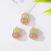 Acessórios Tradicionais para Pulseira DIY Banhados a Ouro, Peixe Koi e Cabaça de Liga de Alta Retenção de Cor com Furo Passante para Gotejamento de Óleo, Materiais e Componentes para Joias