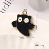 Colgantes de aleación con goteo de aceite de Halloween, dijes de fantasma, calabaza, calavera, accesorios para pendientes, collares, llaveros hechos a mano para DIY