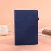 Cuaderno de Tapa Dura Color Sólido Minimalista con Correa Portátil Bloc de Notas para Oficina de Negocios Minutas de Reuniones Diario de Estudiante