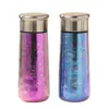 Copo Térmico de Titânio Puro Leve e Luxuoso para Meninas, Copo Térmico de Aparência Sofisticada, Copo Tumbler Compacto e Portátil, Mini Copo de Bolso de Alta Qualidade