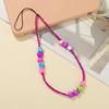 Cadena para teléfono móvil estilo Ins Versátil Lanyard colgante para funda de teléfono móvil para mujer Anti-caída Lanyard corto Ccd Cadena colgante de dopamina