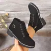 Otoño 2026 Nueva Llegada Comercio Exterior Tallas Grandes Mujer Casual Cómodo Estilo Europeo Moda Ropa Exterior Estilo Británico Botas