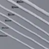 Stock de fabricante cuerda de algodón hilado en núcleo 1.5-6mm blanco roto cuerda de algodón redonda para tejido cordón de cierre bolsa de tela etiqueta cuerda de incrustación