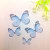 Mariposas de 2-5 cm, Varias Mariposas de Tul Artificial de una Sola Capa Multicolor, Accesorios de Joyería DIY, Accesorios de Mariposas para Ropa