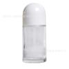 Frasco de Vidro Transparente Roll-On 30ml, Frasco Recarregável Portátil de Vidro Espessado, Frasco Vazio Roll-On para Perfume e Cosméticos 50ml