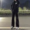 Pantalones vaqueros para hombre directo de fábrica, estilo fino primavera/verano, pantalones con vibra americana, elásticos, corte ajustado, pierna recta, ligeramente acampanados