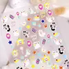 Adesivos de Unha de Gato Fofo e Doce Estilosos 5D Em relevo Estéreo Gatinho Fofo Adesivos de Nail Art DIY Acessórios Estilo Ca