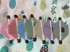 Bolsa de Maquillaje con Rayas Estilo Coreano en Forma de Empanadilla, Imprescindible para Viajar, Bolsa Plegable para Guardar Artículos de Tocador