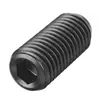 Juego de Tornillos Prisioneros Hexagonales de Acero al Carbono de Alta Resistencia Grado 12.9, Estándar Americano, Pavonados, Punta Cóncava, Tornillos Prisioneros sin Cabeza