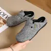 Zapatos Birkenstock Grises para Mujer, Nuevos Modelos Primavera y Verano, Suela Suave, Cómodos para Uso Prolongado, Mocasines Casuales Slip-On Versátiles
