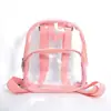 Mochila Transparente Impermeable para Campos Deportivos Europeos y Americanos Bolsa de Cosméticos de Viaje Gran Capacidad Mochila Escolar para Estudiantes Bolsa de Cosméticos de PVC