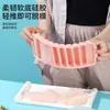 Bandeja de Gelo Longa de Silicone Molde de Cubo de Gelo Grande Caixa de Gelo Recipiente para Alimentos para Uísque, Bebidas Alcoólicas, Alimentos Comercial com Tampa Formato Quadrado Doméstico