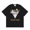 Camiseta de manga corta Casablanca de marca nicho europea y americana de tendencia High Street 100% Algodón