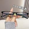 12485 nuevo ojo puede coincidir con el grado de miopía moda simple montura de gafas para cuello blanco personalidad patilla espejo plano para hombre