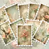 36 adesivos de lacre de cera floral vintage, itens vintage estilo francês para journaling, decoração impermeável DIY, atacado transfronteiriço
