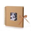 Álbum de fotos con ventana y cubierta a color de 8 pulgadas, venta caliente transfronteriza, conjunto de bobina, álbum de recortes de fotos DIY
