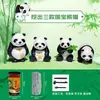 Tesoro nacional panda hecho a mano juguete minero para niños caja ciega modelo educativo dibujos animados niños y niñas hecho a mano regalo de cumpleaños