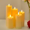 Procesamiento y Personalización de Velas LED Simuladas con Diseño de Bala Ondulada para Decoración de Ambiente de Bodas y Cumpleaños Pequeños Adornos