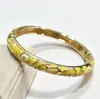 Pulsera Esmaltada Estilo Chino Vintage para Mujer, Pulsera de Tulipan Multicolores con Goteo de Aceite, Wholesale de Fábrica 1688 en Stock