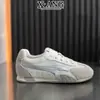 Versão em Couro de Vaca, Aumento de Altura 4cm, Sapatos de Treino Alemães para Mulheres, Tênis de Malha Respirável para o Verão, Sapatos Esportivos Casuais Versáteis
