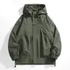 Chaqueta de hombre estilo americano transfronteriza 2026, nueva serie de otoño de montaña para exteriores, tres pruebas, casual, holgada, chaqueta de trabajo