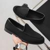 Mocasines Verano 2025 Slip-On Zapatos Gorro Retro Británico Casual para Exteriores Suela Suave Zapatos Perezosos Exportación Zapatos de Hombre