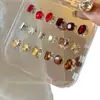 Bola de Diamante K9 Super Brillante para Uñas, Nuevo Estilo Melard Cuadrado Huevo de Paloma Bola de Diamante, Producto Terminado con Bola de Diamante para Uñas de Otoño e Invierno