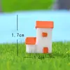 Micro-Paisagem Mini Casa Pequena Estilo Europeu, Farol Estilo Praia Decoração de Jardinagem DIY Micro-Paisagem Pequenos Enfeites