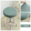 Funda Universal para Silla Taburete Giratorio Salón de Belleza Funda para Silla Taburete Redondo Funda Protectora Integral Funda de Cojín de Barra de Felpa