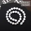 Perlas de Agua Dulce Naturales Cuentas Pequeñas de Plata Cuentas Sueltas Productos Semiacabados Cuentas Perforadas DIY Collar Pulsera Hecho a Mano Venta al por Mayor