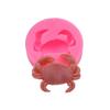 Série Marinha molde de silicone de caranguejo peludo molde para bolo de fondant molde de chocolate passo seco
