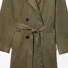 Para Comercio Exterior Europeo y Americano Transfronterizo Ropa de Mujer, Popular en Aliexpress, Moda Otoñal Versátil Gabardina Larga de Cuero Gamuzado