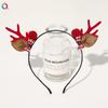 Qiyue Pinza para el Cabello Diadema Navideña Transfronteriza Copo de Nieve Reno Diadema Navideña para Personas Mayores Banda para el Cabello Tocado Accesorios para el Cabello Venta al por Mayor
