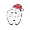 Nuevo Divertido y Curioso Sombrero de Navidad que Ama los Dientes Accesorios Lindos Bolsa Accesorios para Ropa Insignia