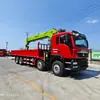 Exportação de Caminhão Pesado Howo Topo 4 e Traseiro 8 16 Toneladas Zhonglian Caminhão Guindaste Preço 12 Toneladas 14 Toneladas Caminhão Guindaste Pacote Casa