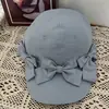 Gorra de béisbol fina de algodón suave con lazo lindo y rejuvenecedor para mujer, gorra transpirable con visera de pato para protección solar de primavera y verano, moderna
