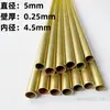 Diámetro 1 2 3 4 40 50 mm tubo redondo pequeño de latón capilar hueco de pared delgada h62/h65 tubo de latón protección ambiental
