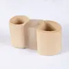 Separador de Dedos para Juanetes, Valgo del Dedo Gordo del Pie, Dedos Superpuestos, Dispositivo Ortopédico de Fibra con Doble Agujero