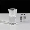 Vasos de chupito de vidrio con fondo grueso para uso doméstico y hotelero, Vasos de licor de vidrio grueso resistente al calor para uso doméstico