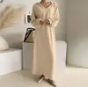 Roupas Femininas Transfronteiriças 2024 Amazon Ebay Outono e Inverno Nova Moda Camisas Sexy Saias Longas Moletons Vestidos para Mulheres