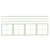 Quadro Branco Magnético Grades de Quatro Linhas Grades de Campo Pinyin Grades de Linha Letras em Inglês Adesivos para Quadro Branco Fácil de Apagar Adesivos Magnéticos Portáteis