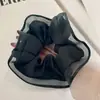 Elástico de Cabelo Leve de Gaze com Babados Estilo Dongdaemun Coreano, Corda de Cabelo de Rede de Alta Qualidade para Coque