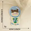 Adorable y Lindo Gato Astronauta Espacial Decoración para Maletas Accesorios para Ropa Manualidades Bloc de Notas Parche DIY Parche de Tela