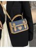 Bolso Cruzado de Mezclilla Transfronterizo para Mujer, Nueva Moda Verano 2026 Bolso Cruzado de Moda, Estilo Coreano Sensación de Alta Gama Bolso de Mano Pequeño Cuadrado